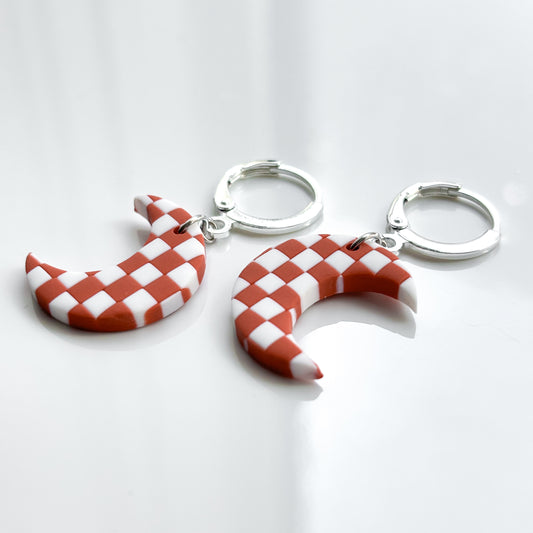 Mini Moons • Terracotta Checks