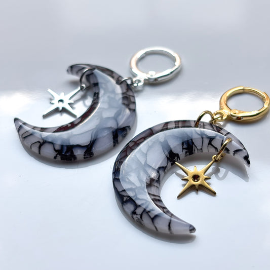 Moons (lg) • Spooky Marble • Sparkle