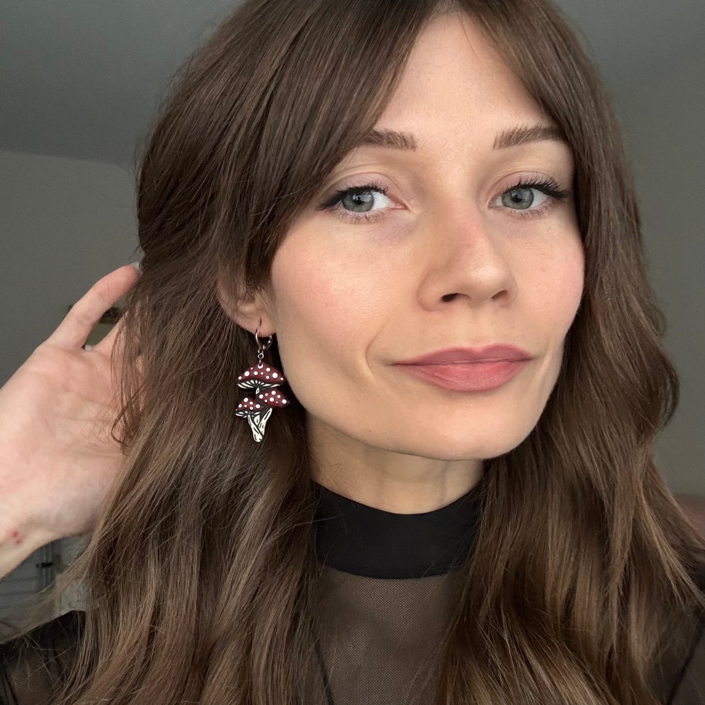 Mushroom Trio • Deep Red