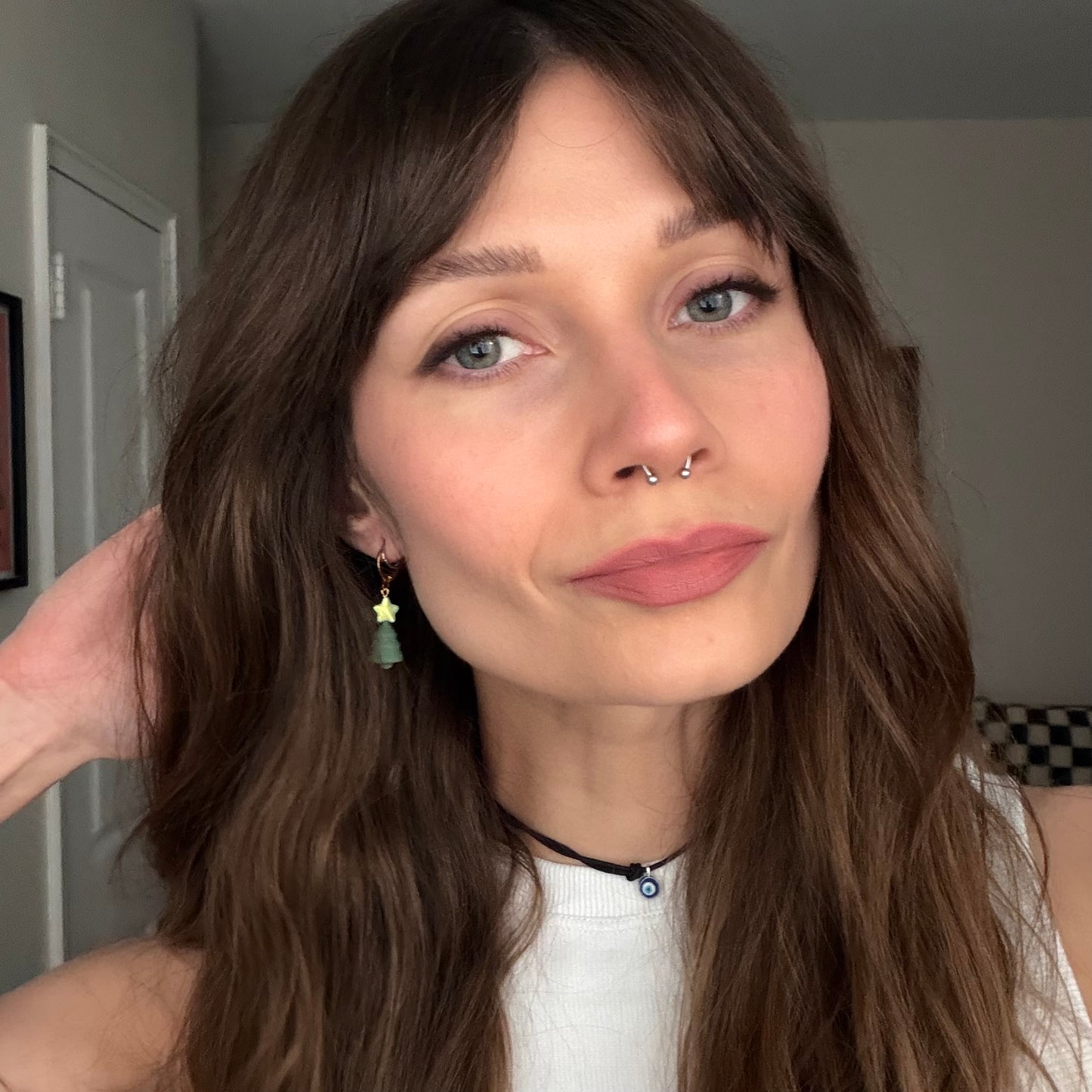 3D Tree & Star Dangle • Wintergreen