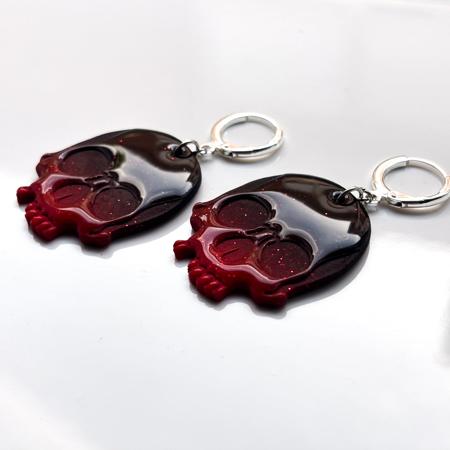 Skulls • Red Ombre