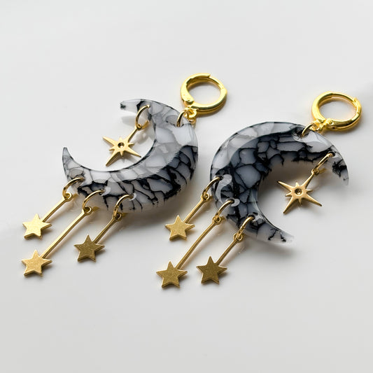 Moons & Stars • Spooky Marble