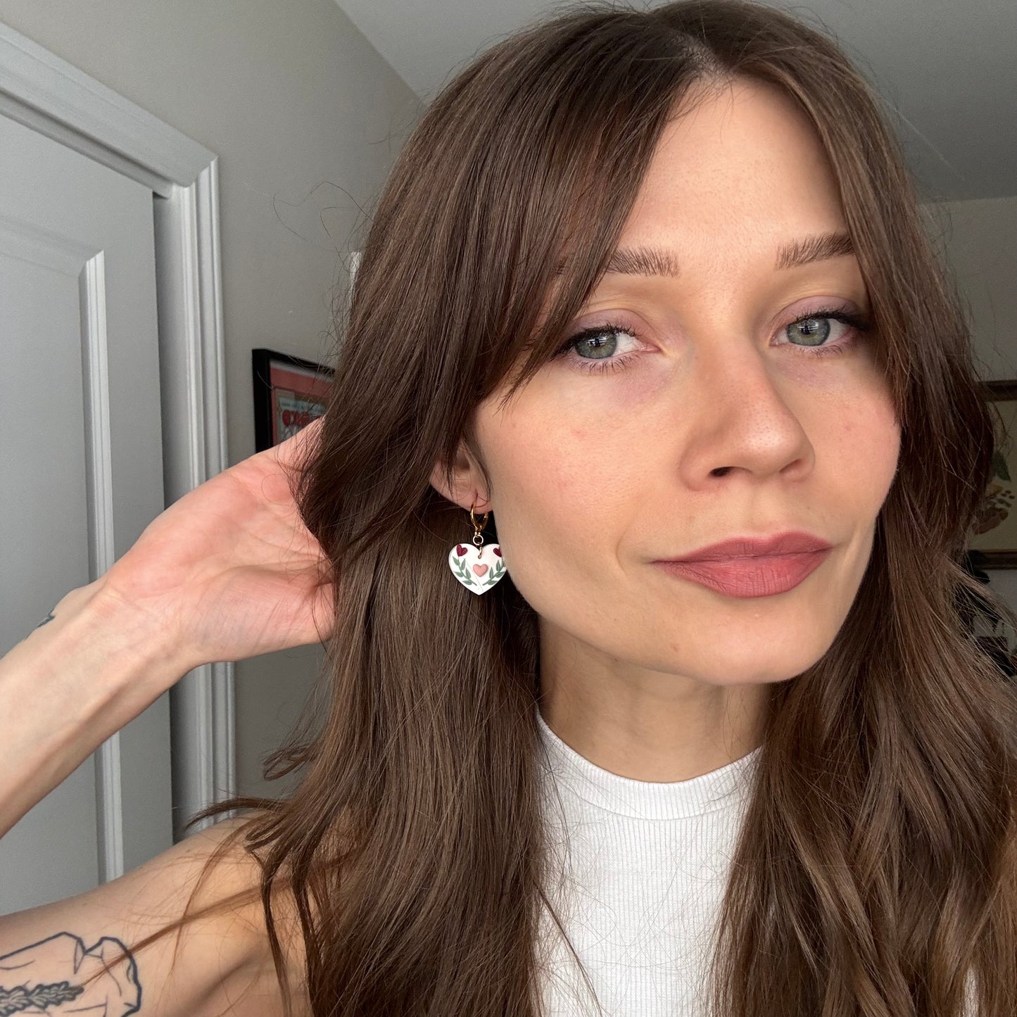 Floral Hearts • Pink Heart