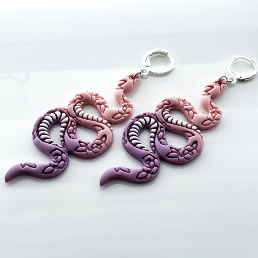 Floral Snakes • Pink + Purple