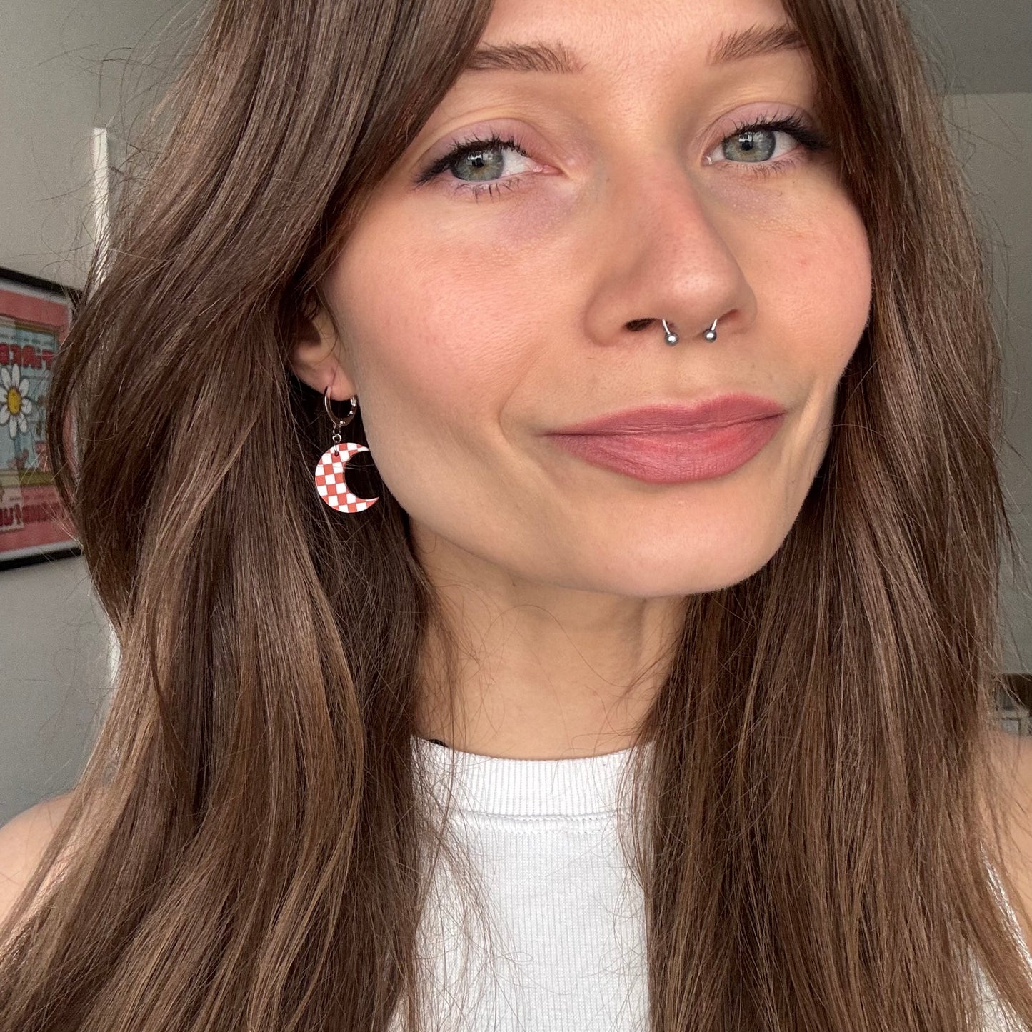 Mini Moons • Terracotta Checks