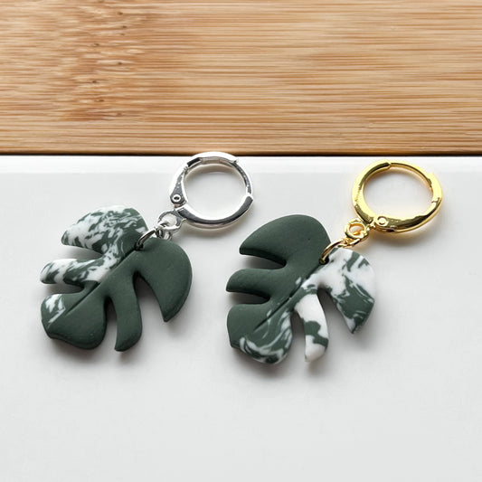 Monstera • Dangle • Variegated **Silver OR Gold**