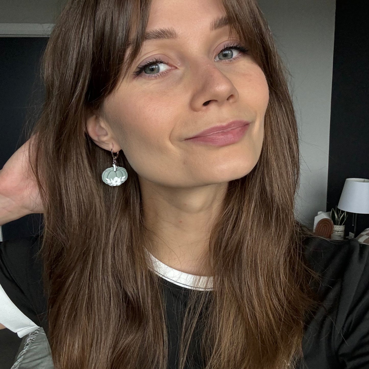 Floral Pumpkins • White & Sage