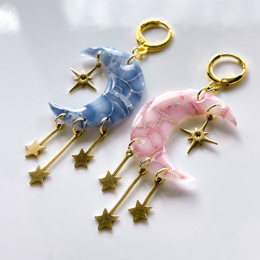 Moons & Stars • Pink & Blue
