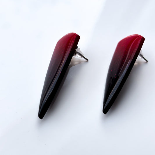 Rachel • Stud • Red Ombre