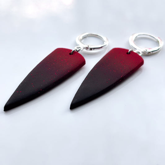 Rachel • Dangle • Red Ombre