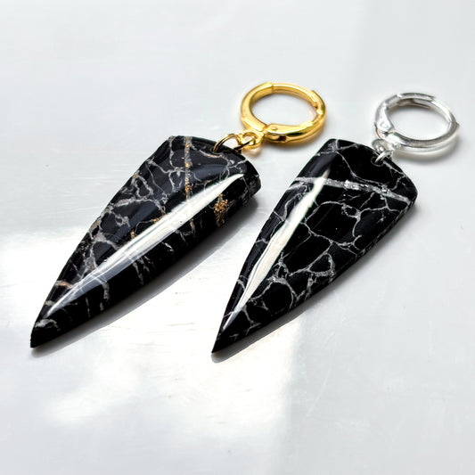 Rachel • Dangle • Black Marble