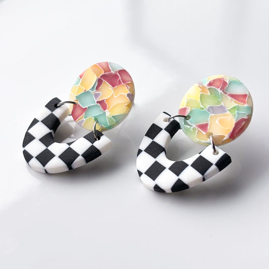 Raven • Stained Glass & Checks