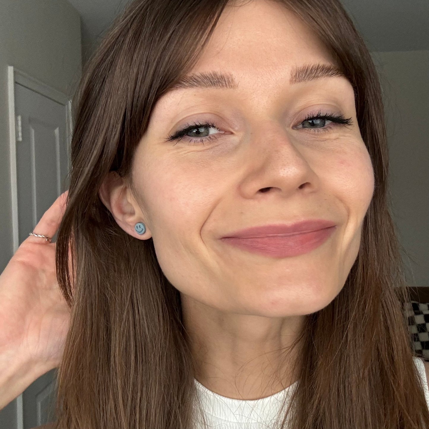 Micro Smiley Studs **Multiple Options**