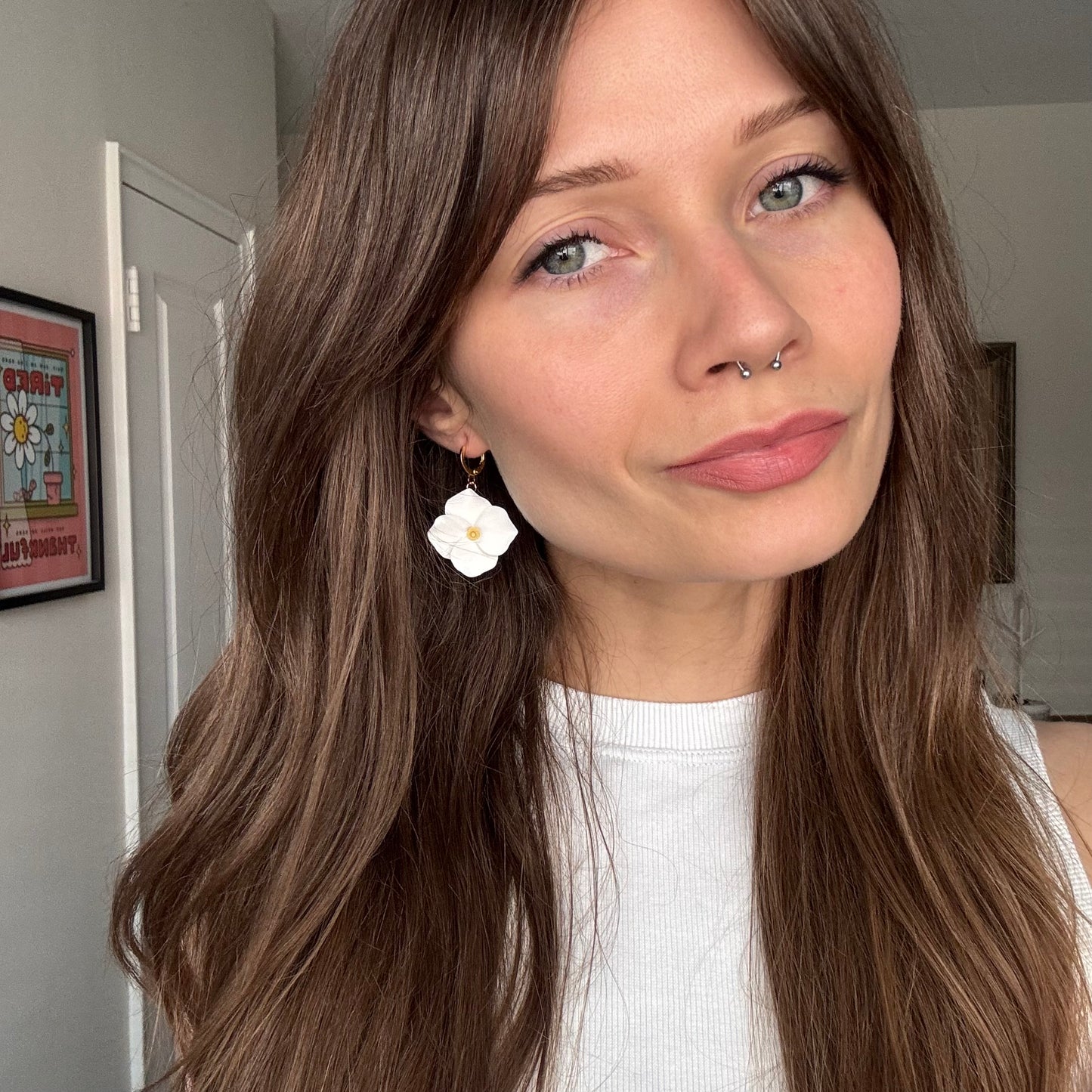 3D Flowers • White + Yellow