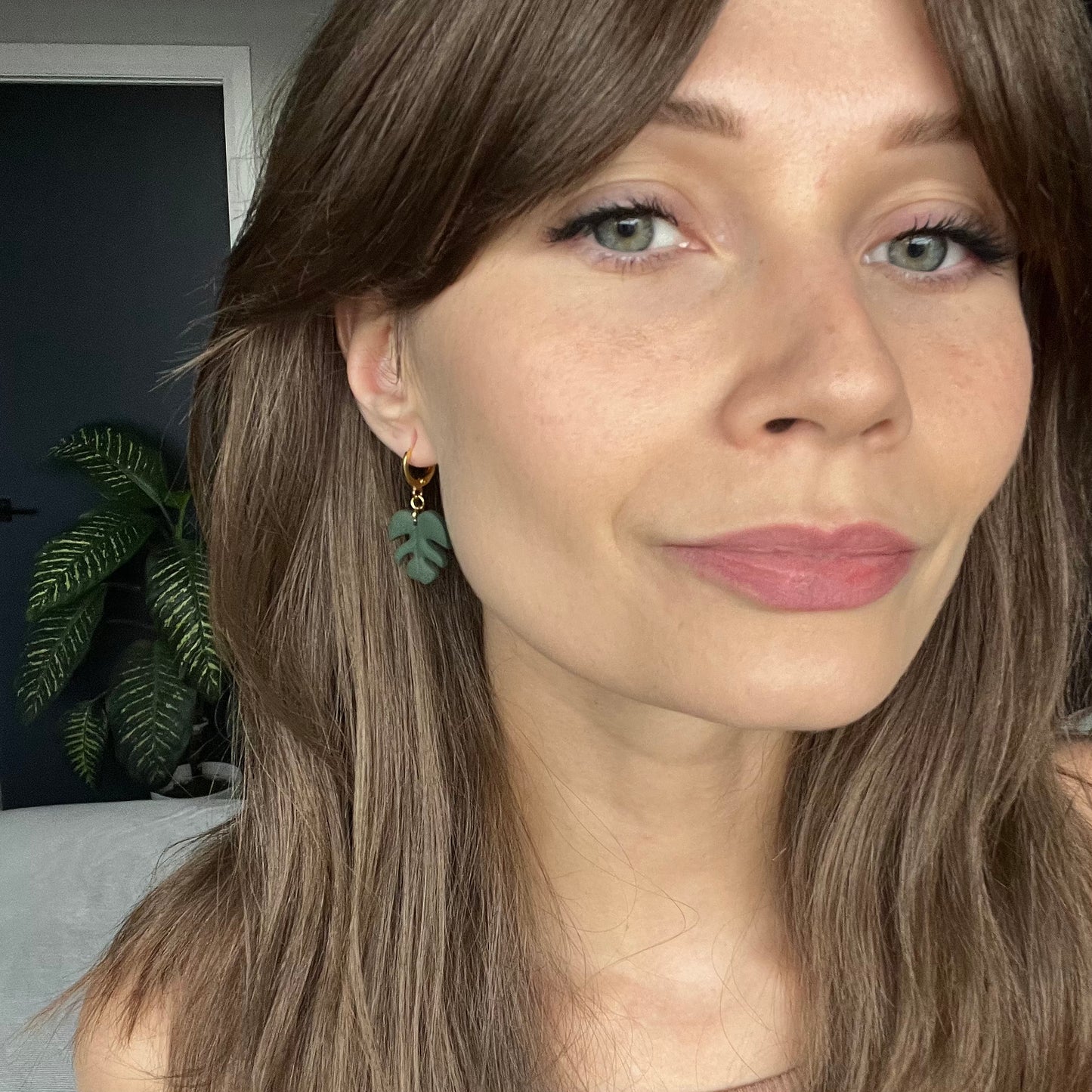 Monstera • Dangle • **Silver OR Gold**