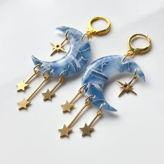 Moons & Stars • Blue