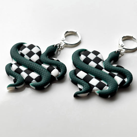 Snake Hearts • Everglade & Checks