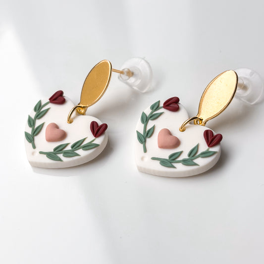 Floral Hearts • Pink Heart