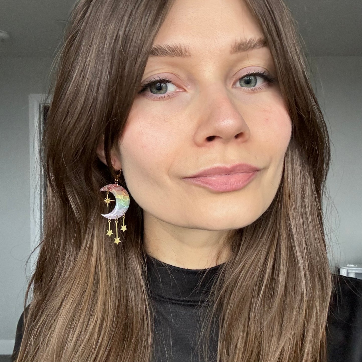 Moons & Stars • Rainbow Marble