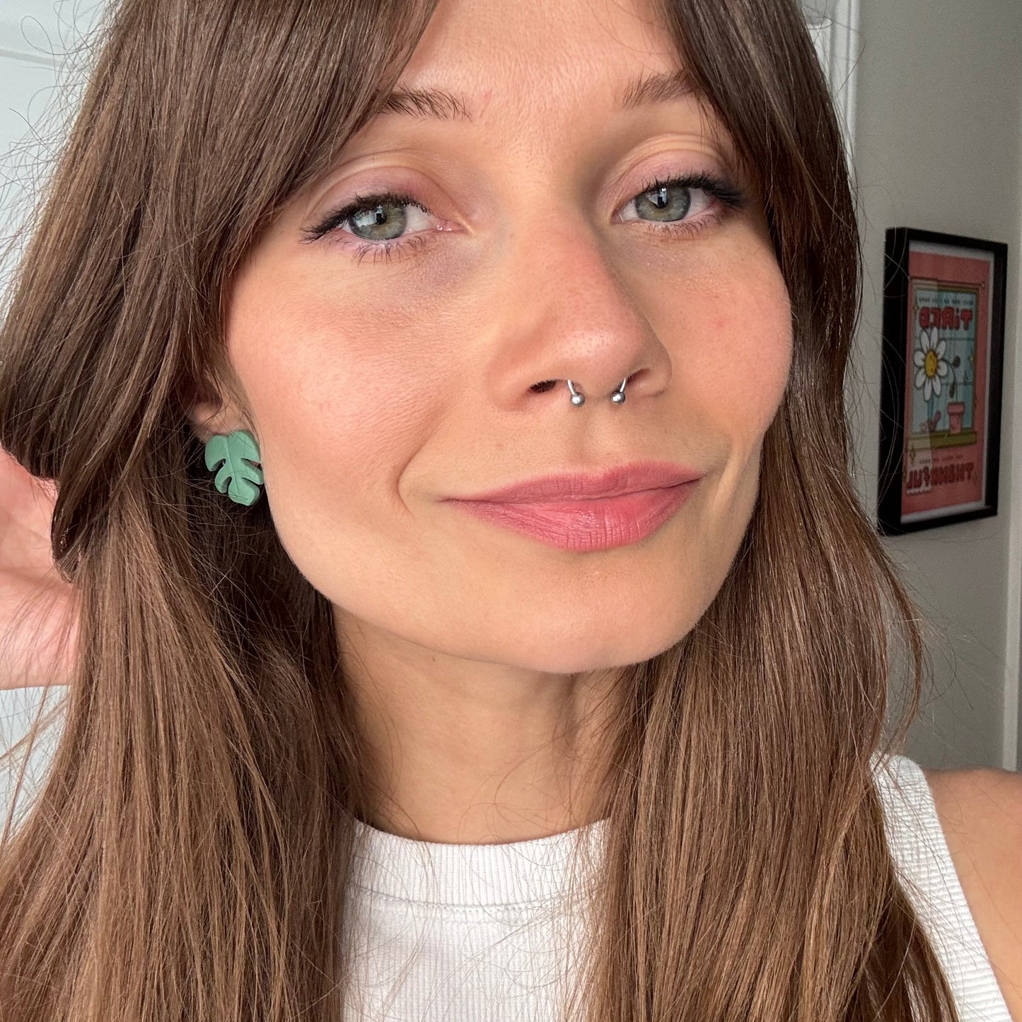 Monstera Studs