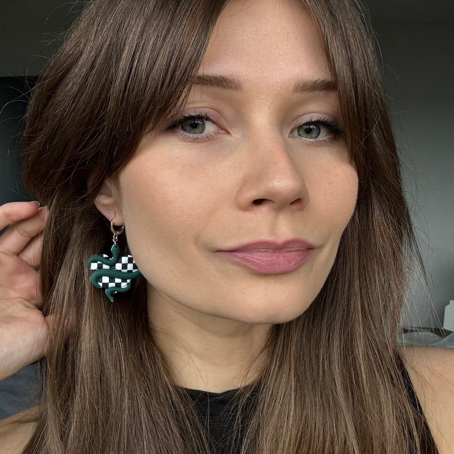 Snake Hearts • Everglade & Checks