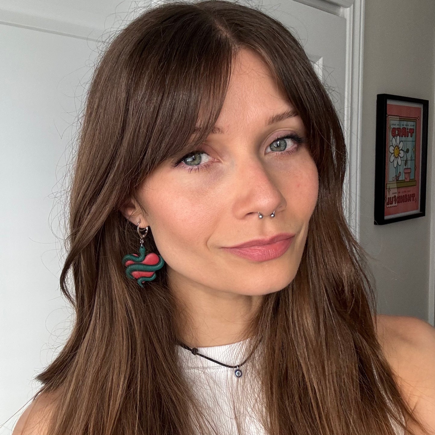 Snake Heart • Red + Green