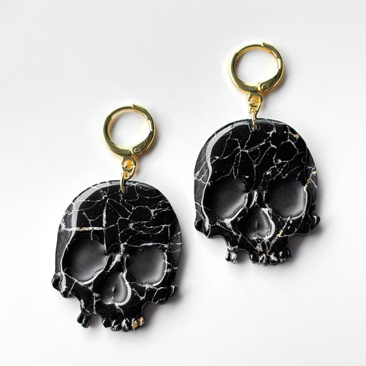 Skulls • Black & Gold Marble