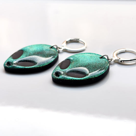 Aliens • Colour Shift • Lime Green + Teal