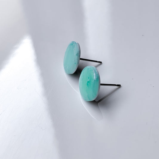 Elaine • Stud (small) • Turquoise Waters