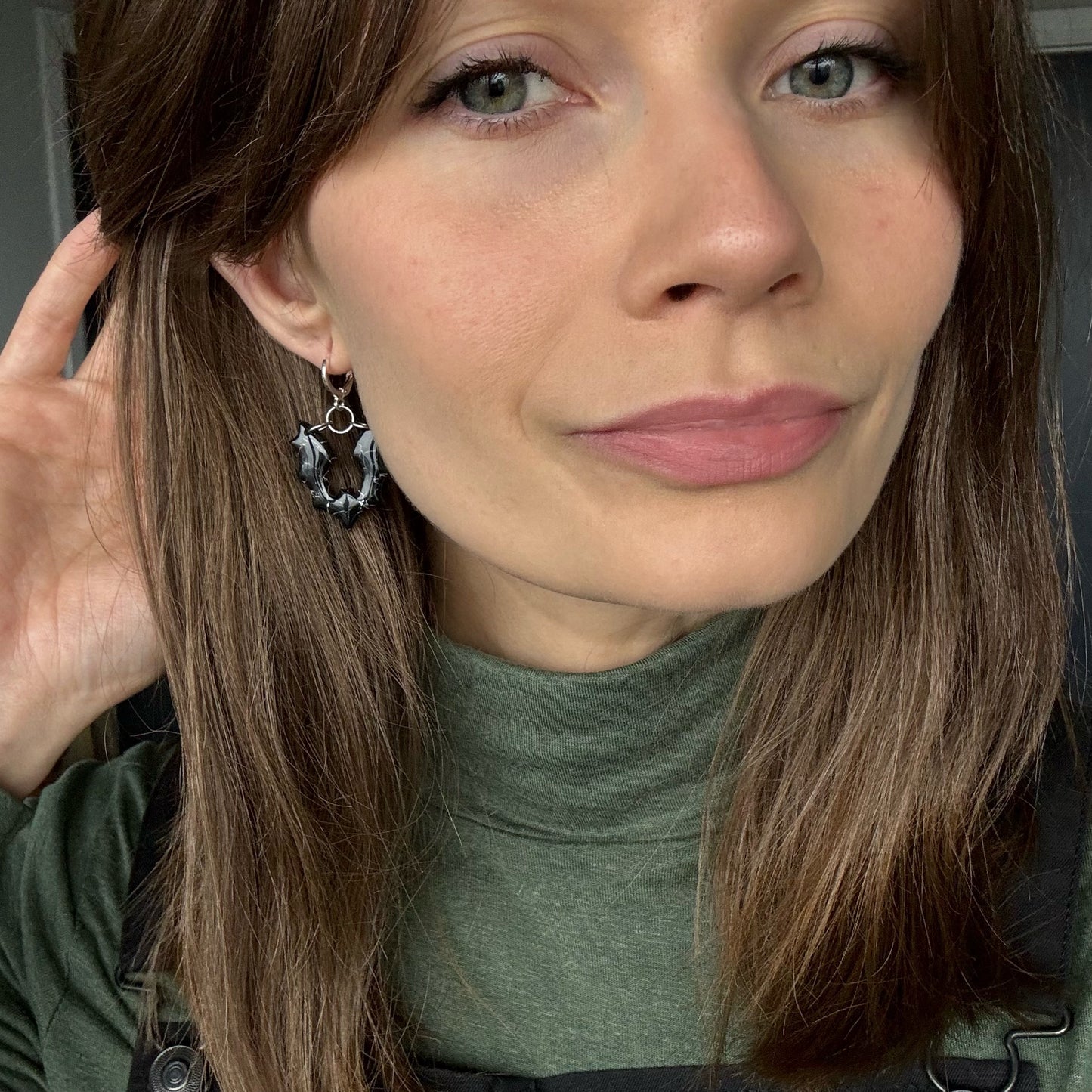 Bats • Black & Silver Marble