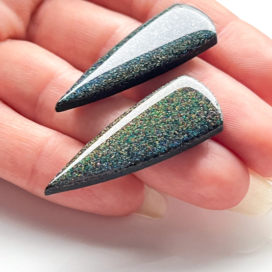 Rachel • Stud • Dark Rainbow