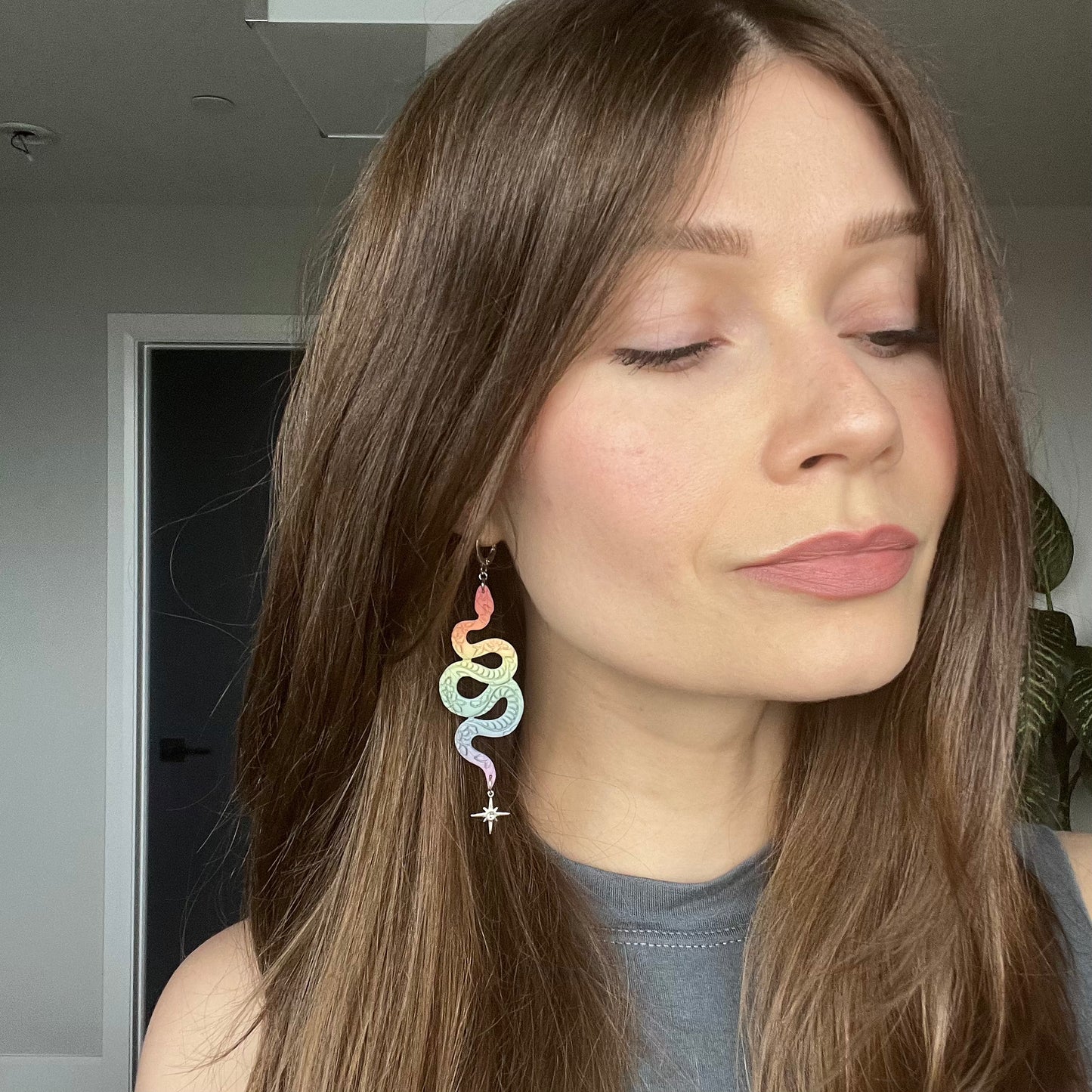 Floral Snake • Minimalist Rainbow • Sparkle