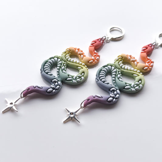 Floral Snake • Rainbow • Sparkle