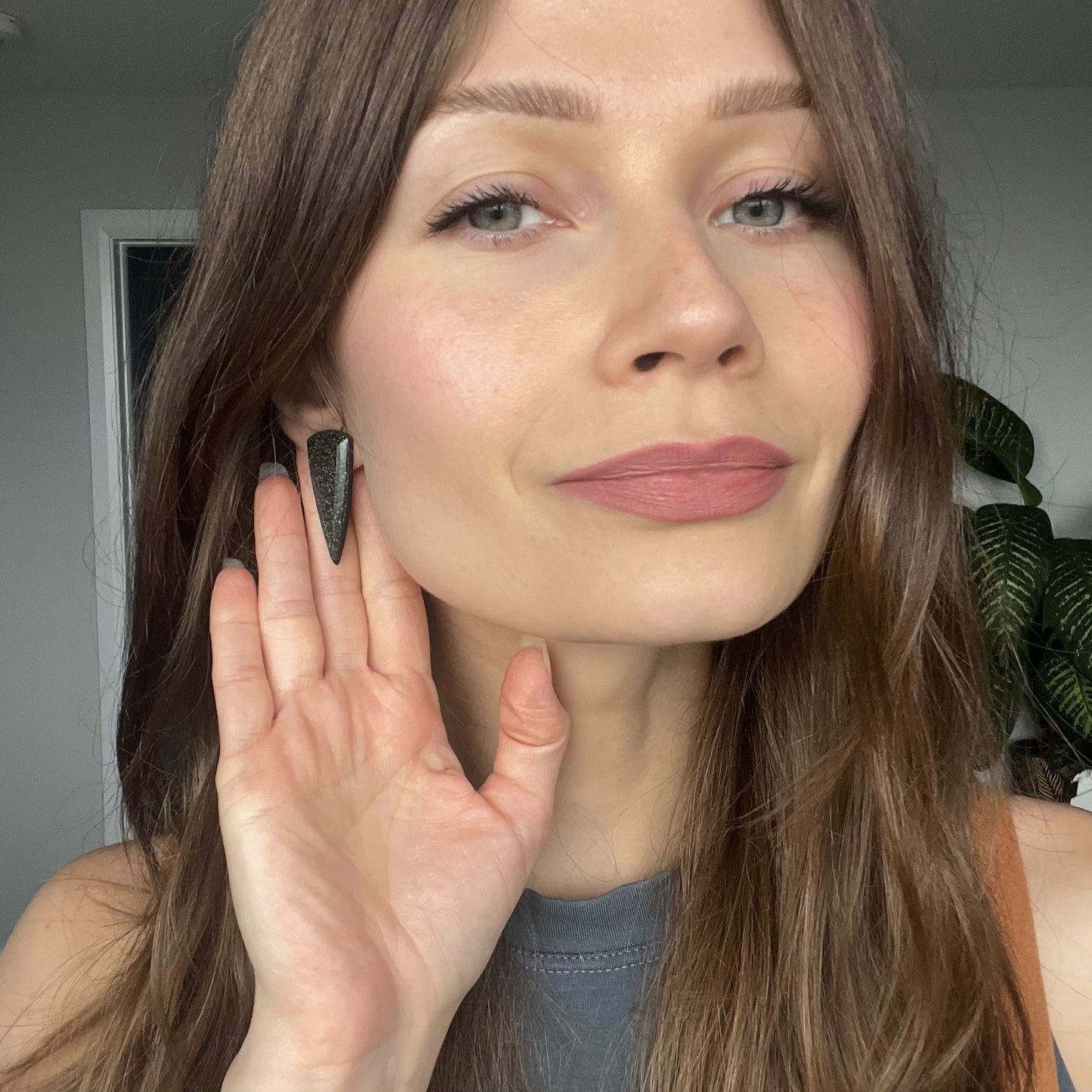 Rachel • Stud • Dark Rainbow