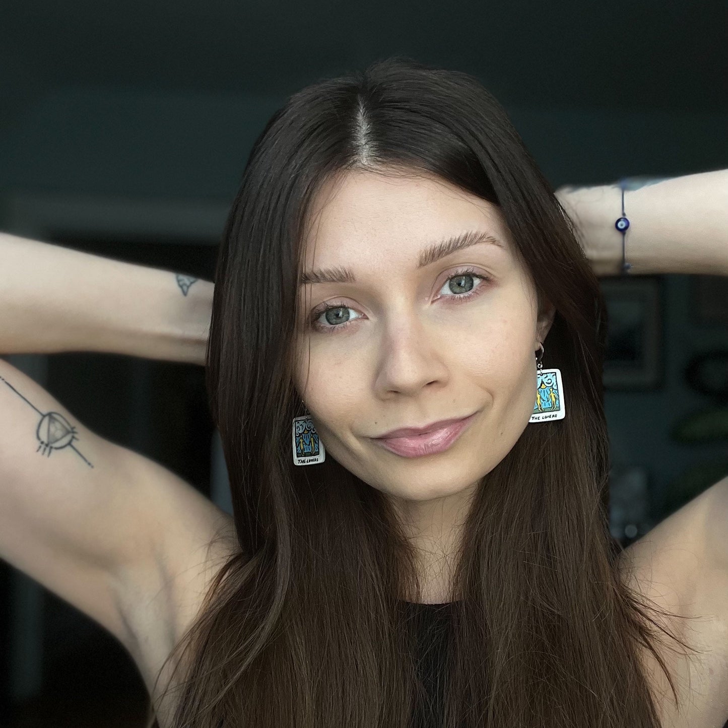 Tarot Cards • The Lovers (Painted)