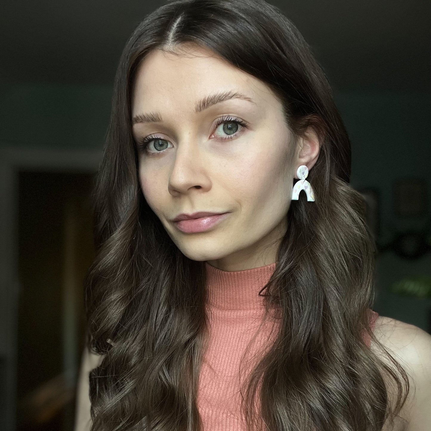 Micro Leo Dangle • Painted Pastels