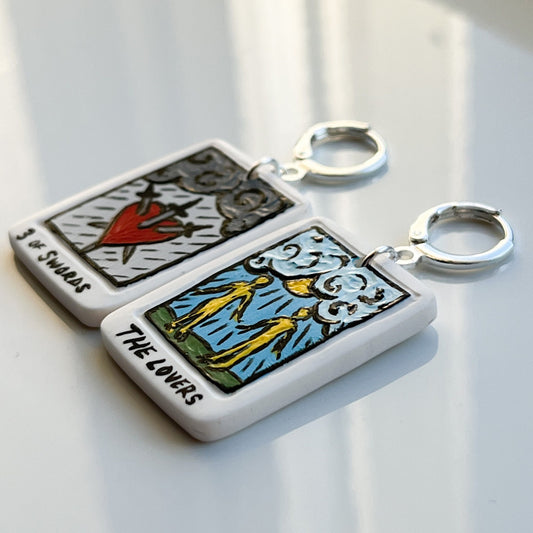 Tarot Cards • The Lovers (Painted)