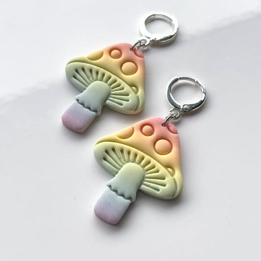 Mushroom • Pastel Rainbow • Minimalist