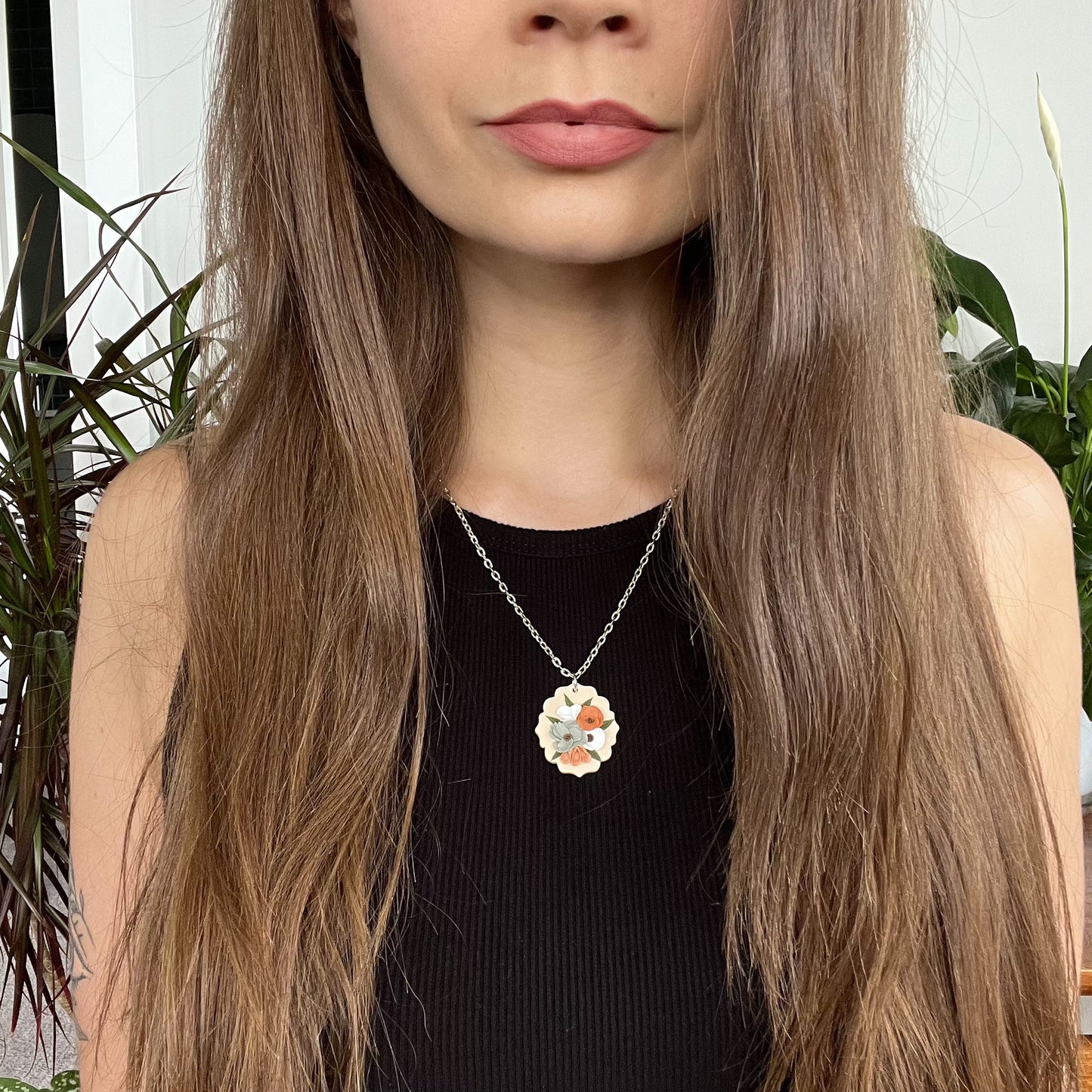 Bouquet Pendant • *Chain Not Included*