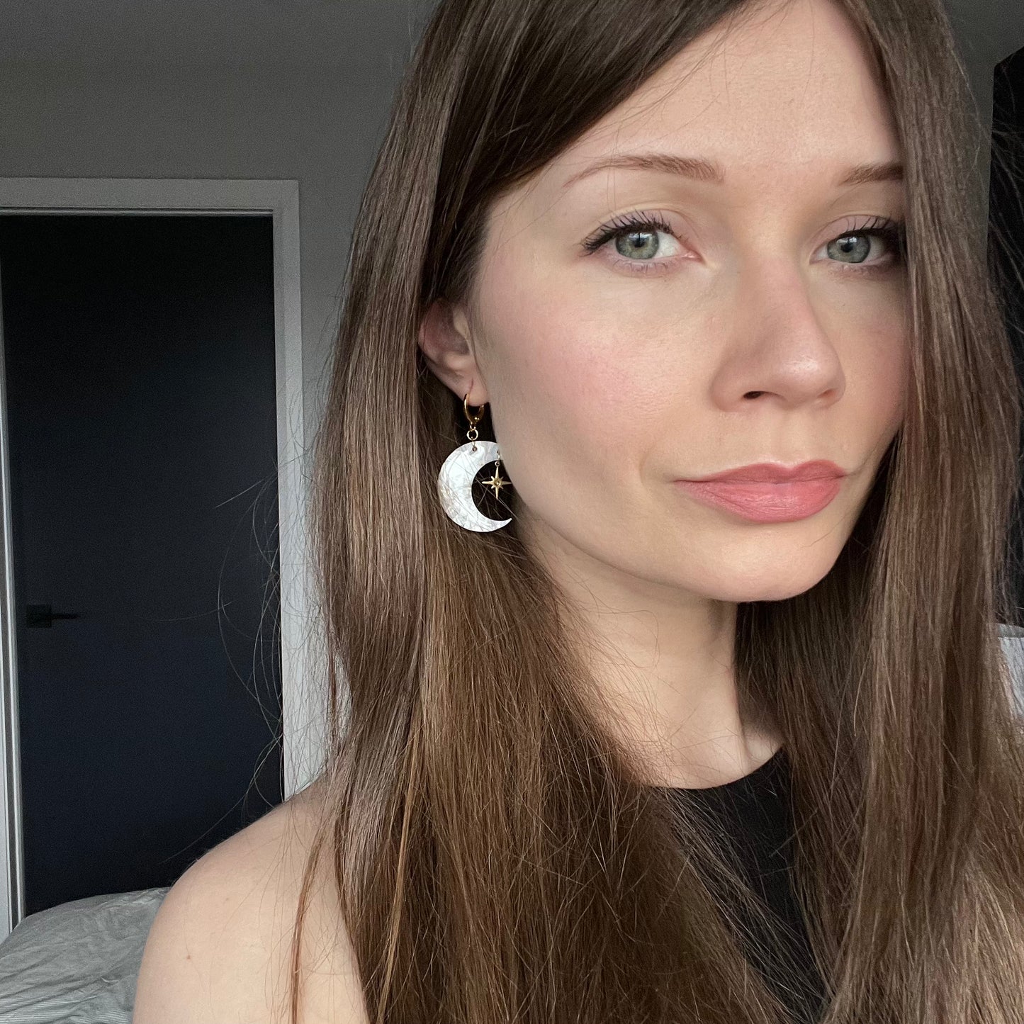 Moons • White + Gold • Sparkle