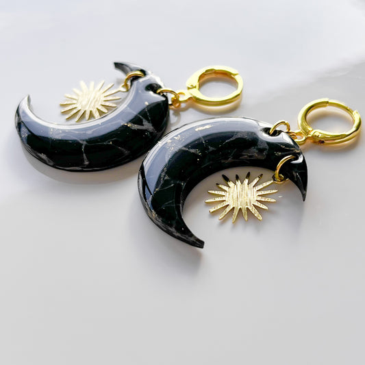 Moons • Black Marble • Starburst