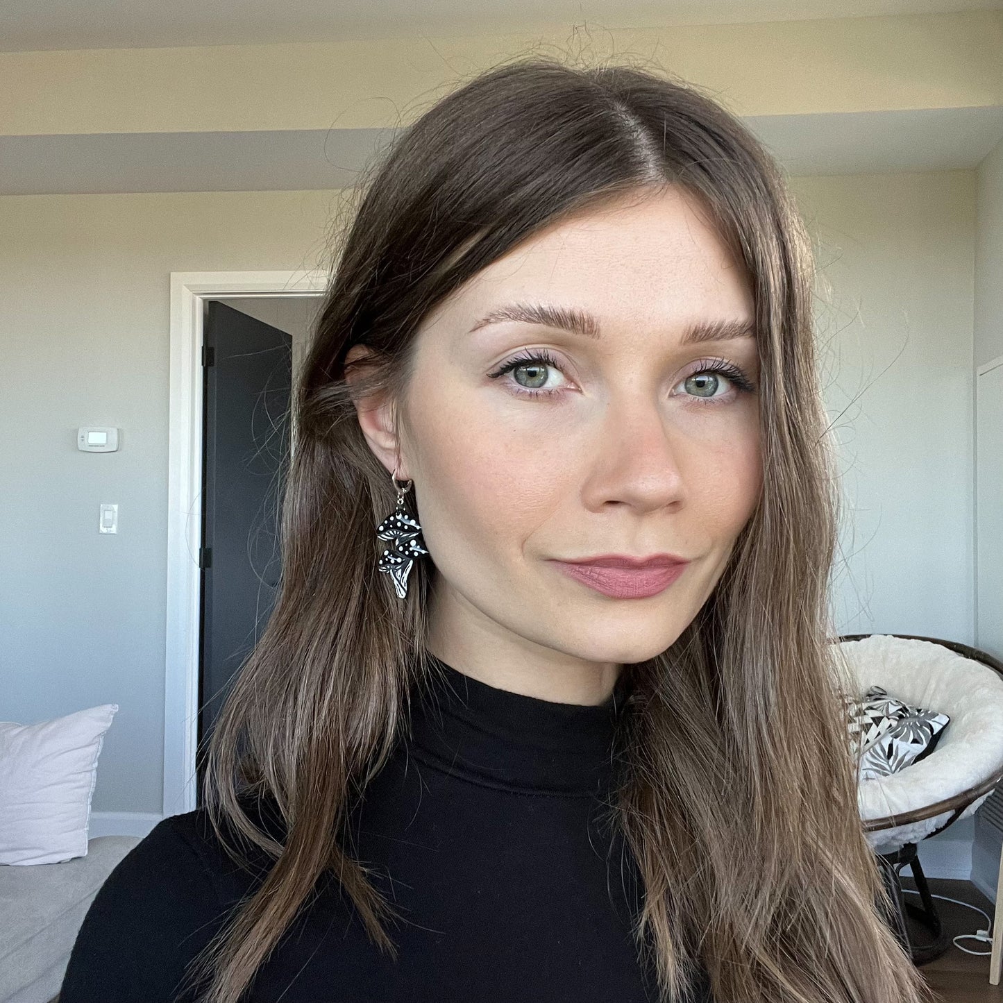 Mushroom • Earrings • (mid)Night Cap