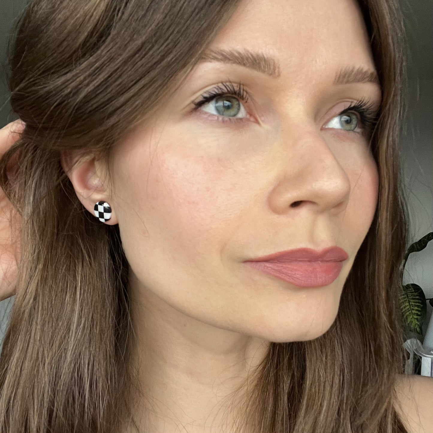 Elaine (SM) • Black & White Checks