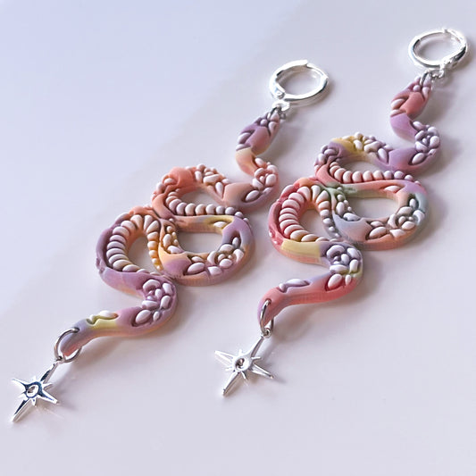 Floral Snakes • Tie Dye • Sparkle