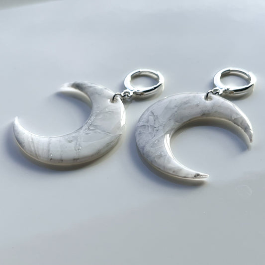 Moons • White + Silver