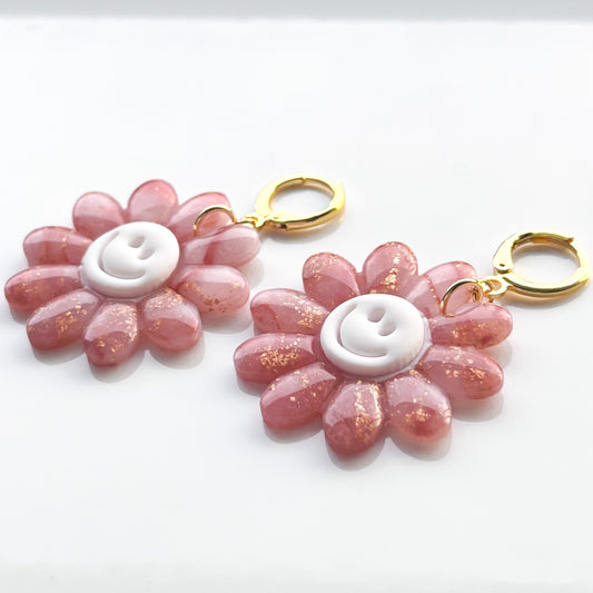 Smiley Daisy • Rose Quartz