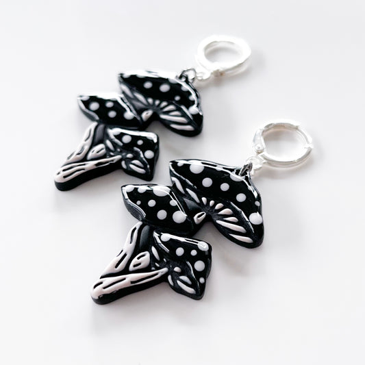 Mushroom • Earrings • (mid)Night Cap
