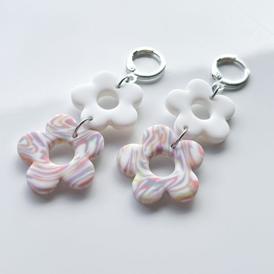 Double Flower (SM) • Pastel Swirl