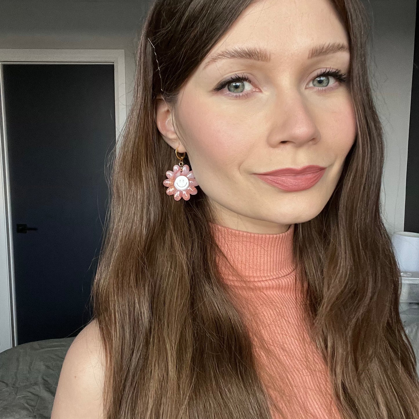 Smiley Daisy • Rose Quartz