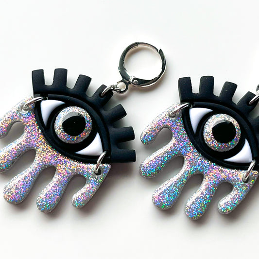 *RE-STOCK JAN.01 @ 3pm EST!* Natalie • Holo-Glitter + Black